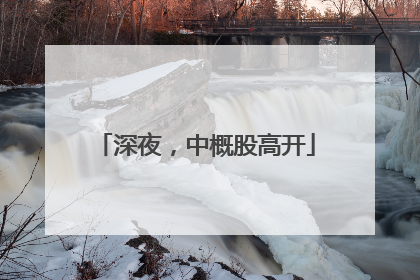 深夜，中概股高开