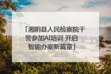 湘阴县人民检察院干警参加AI培训 开启智能办案新篇章