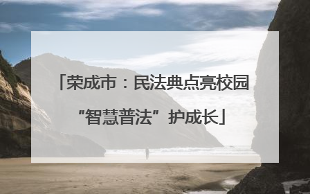 荣成市：民法典点亮校园 “智慧普法”护成长