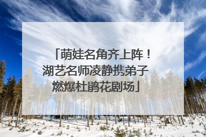 萌娃名角齐上阵！湖艺名师凌静携弟子燃爆杜鹃花剧场