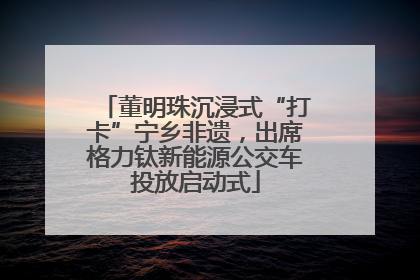 董明珠沉浸式“打卡”宁乡非遗，出席格力钛新能源公交车投放启动式