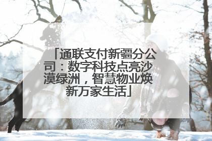 通联支付新疆分公司：数字科技点亮沙漠绿洲，智慧物业焕新万家生活