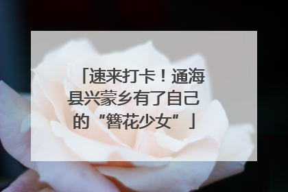 速来打卡！通海县兴蒙乡有了自己的“簪花少女”