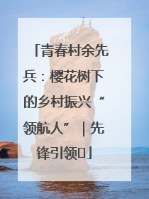 青春村余先兵：樱花树下的乡村振兴“领航人”｜先锋引领⑪