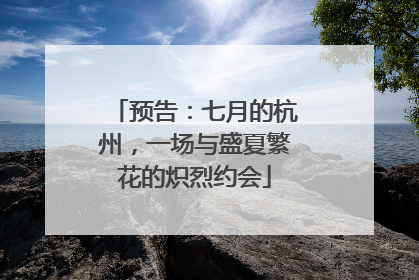 预告：七月的杭州，一场与盛夏繁花的炽烈约会