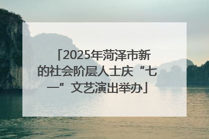 2025年菏泽市新的社会阶层人士庆“七一”文艺演出举办