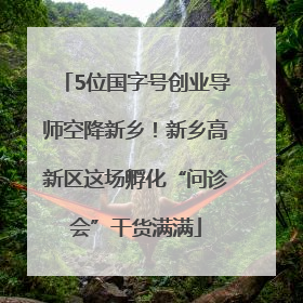 5位国字号创业导师空降新乡！新乡高新区这场孵化“问诊会”干货满满
